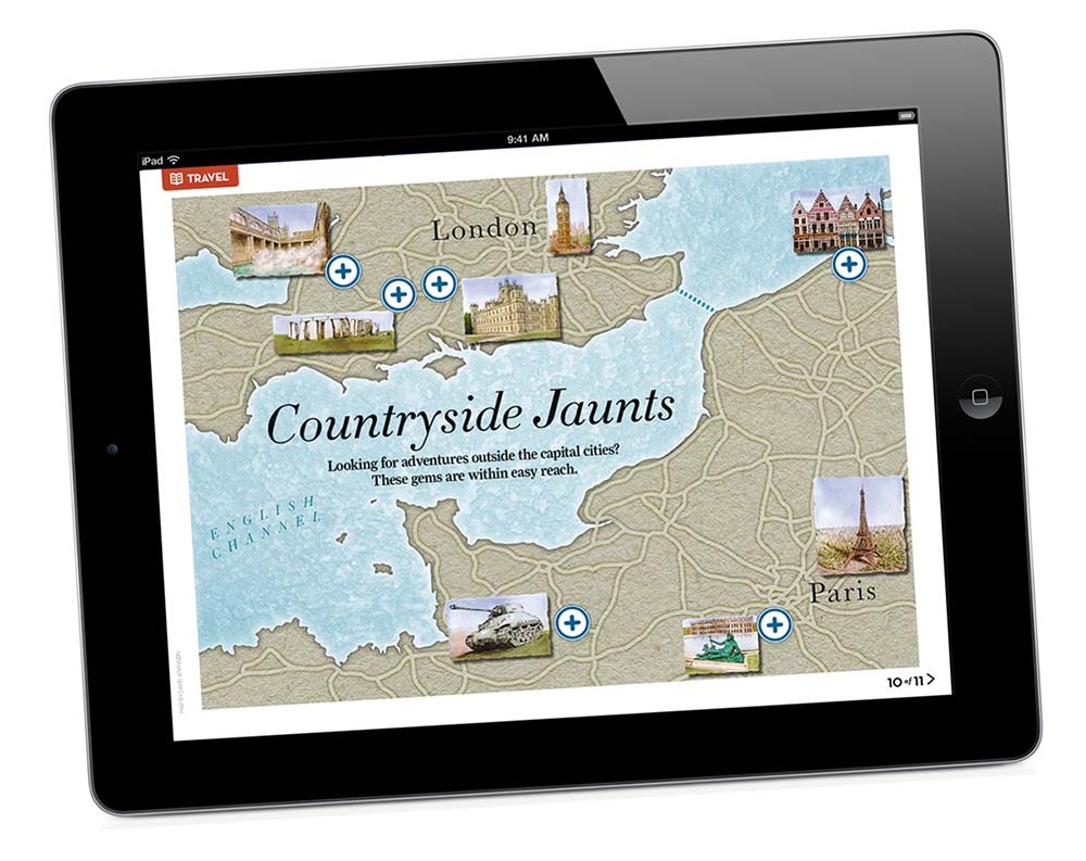 Pace Communications : AAA Magazine Northern France and Southern England . Tablet Edition