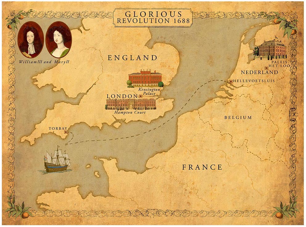 BBC History Magazine : illustrated map of Anglo-Saxon Britain