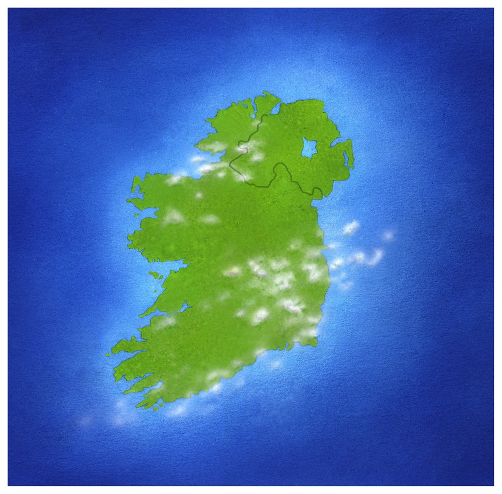 J Walter Thompson : base map for Holidays in Ireland 