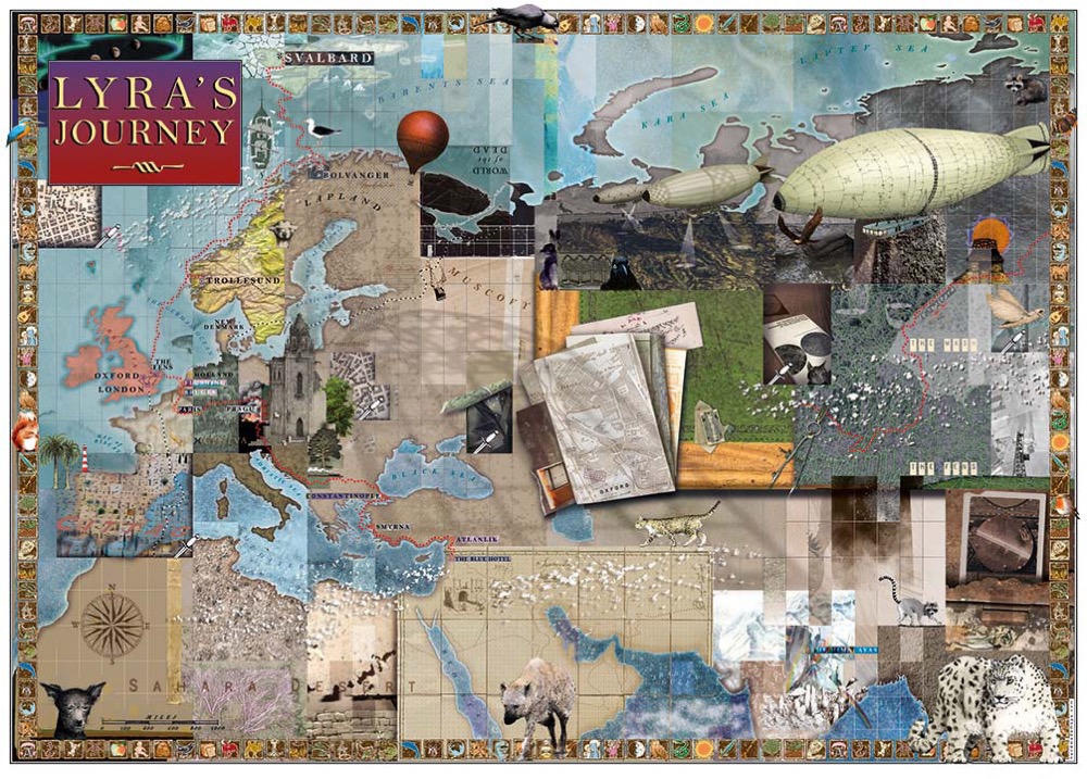 Penguin Books : Publicity Image for launch of 'The Secret Commonwealth' by Philip Pullman. to be printed on silk and displayed in bookstores